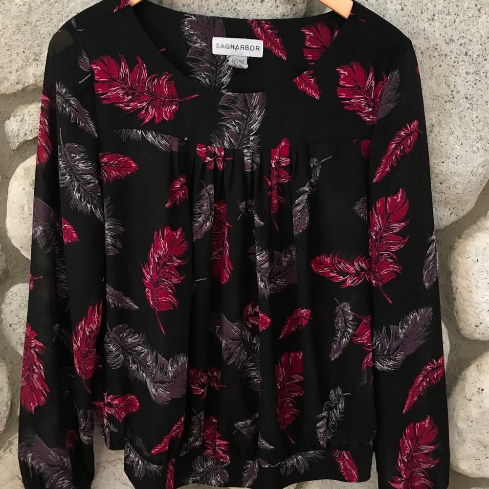 Sag Harbor Feather Blouse
